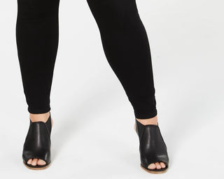 Calças jegging plus size femininas Style &amp; Co, pretas, tamanho 20W