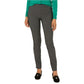 Calça skinny feminina Charter Club com controle de barriga, cinza mesclado, tamanho 10