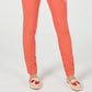 Calça jeans feminina Lexington reta, rosa, tamanho 14, Charter Club
