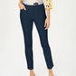 Calça feminina Charter Club Newport Tummy-Control Slim-Fit Azul Tamanho 14
