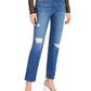 Calça jeans curta feminina estilo boyfriend, da INC International Concepts, azul brilhante, tamanho 0