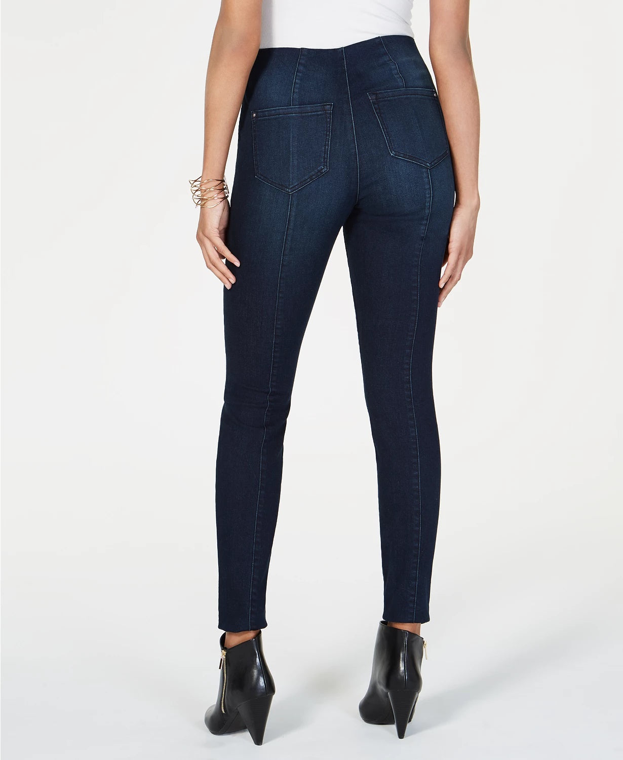 Calça jeans skinny feminina Petite Pull-On da INC International Concepts, azul, tamanho 2P