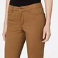 Calça jeans feminina Lexington reta Charter Club, marrom médio, tamanho 4, pequena
