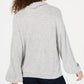 Blusa de malha com gola alta feminina INC International Concepts, cinza, tamanho pequeno