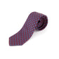 Gravata Club Room Masculina Daisy Neat Vermelha Tamanho Regular