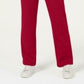 Calça Karen Scott Feminina Petite Classic Fleece Cintura Elástica Vermelha Tamanho Médio