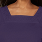 Blusa feminina Karen Scott de crochê com decote quadrado, azul marinho, tamanho pequeno