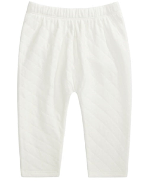 Calça acolchoada para bebê menina First Impressions, tamanho branco, recém-nascido