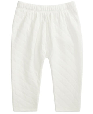 Calça acolchoada para bebê menina First Impressions, tamanho branco, recém-nascido