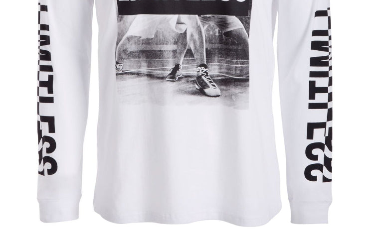 Camiseta gráfica masculina Ideology, branca, tamanho XX-G