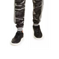 Calça de moletom camuflada com blocos de cores Ideology masculina, preta, tamanho XXX grande