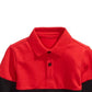 Camisa de gola com blocos de cores para bebês meninos First Impressions, vermelha, tamanho 18 meses