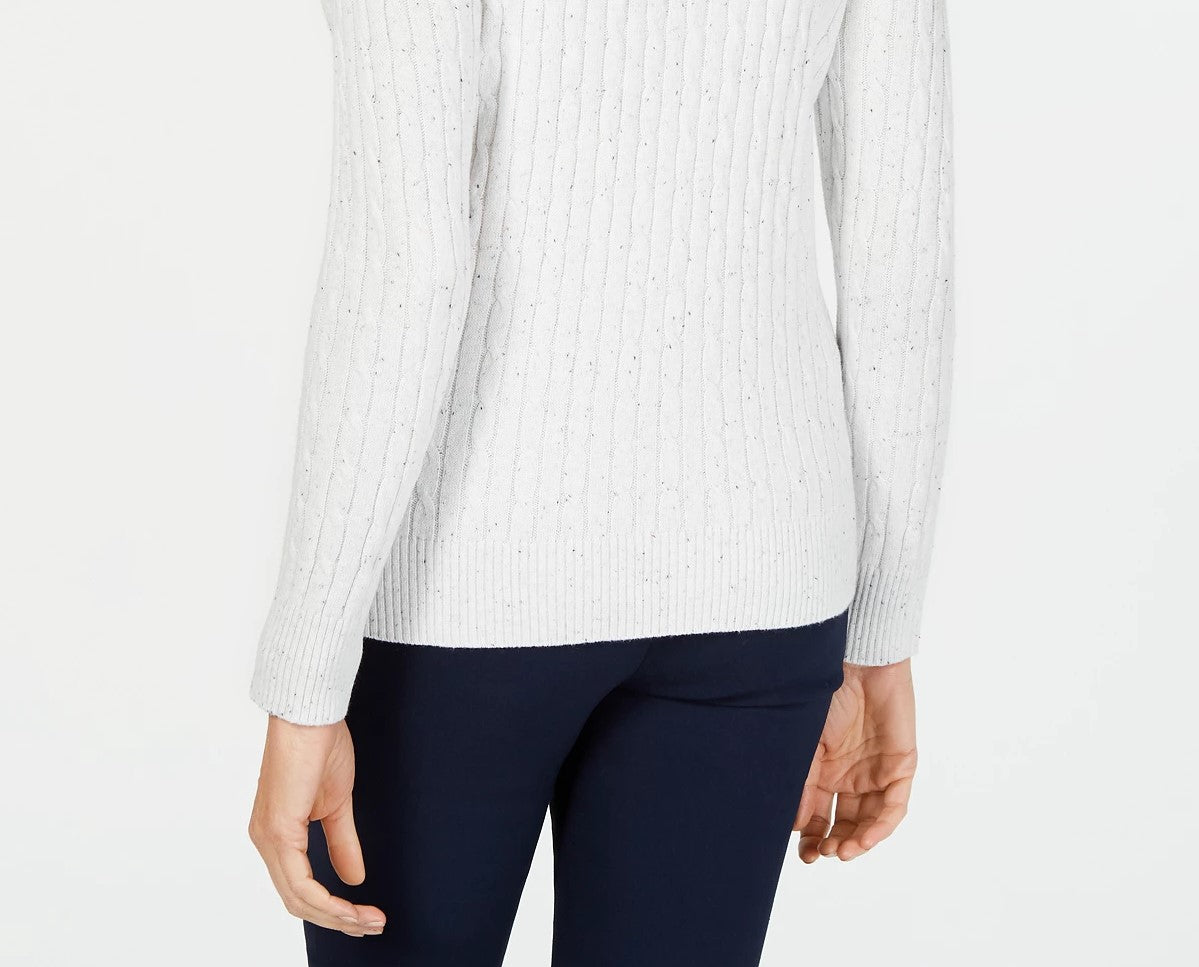 Suéter Karen Scott Feminino em Tricô com Cabo, Tamanho Natural Pequeno