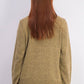 Karen Scott Cardigan Feminino com Botões Frontais e Gola Xale Marrom Tamanho Médio