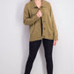 Karen Scott Cardigan Feminino com Botões Frontais e Gola Xale Marrom Tamanho Médio
