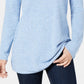 Karen Scott Suéter Túnica Texturizada Feminino Azul Tamanho P