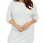 Túnica feminina Karen Scott Plus Size com bainha curva, tamanho natural 2X