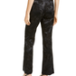 Calças femininas Alfani Tummy Control Jacquard pretas tamanho 10