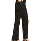 Calças femininas Alfani Tummy-Control Jacquard pretas tamanho 8