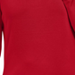 JM Collection Suéter Feminino com Mangas Apertadas e Gola Alta Vermelho Tamanho P