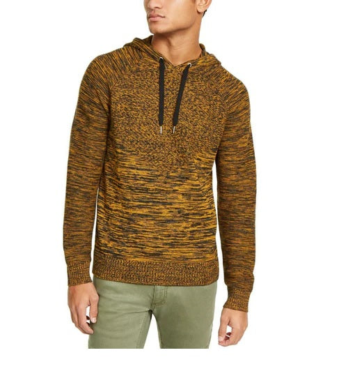 Suéter Raglan com Capuz Masculino INC International Concepts Amarelo Tamanho XXX-G