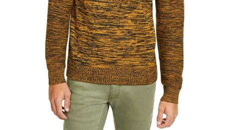 Suéter Raglan com Capuz Masculino INC International Concepts Amarelo Tamanho XXX-G