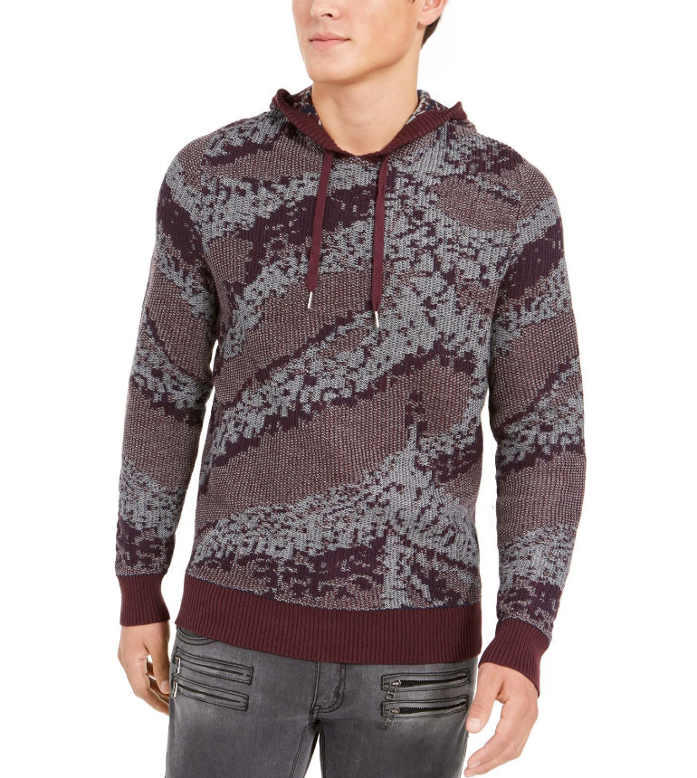 Suéter com capuz masculino INC International Concepts, roxo, tamanho pequeno