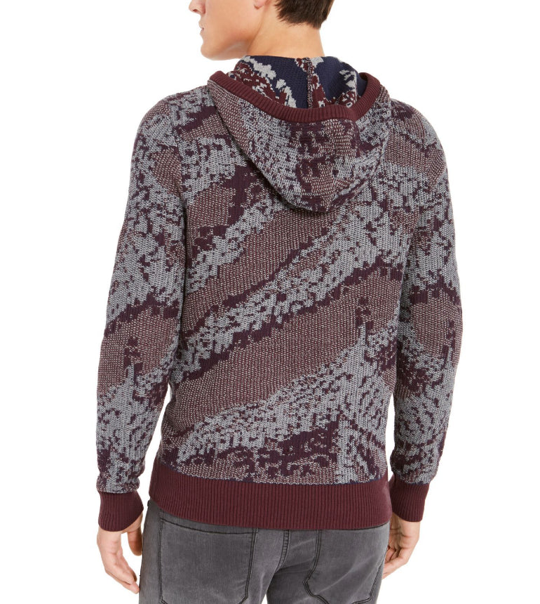 Suéter com capuz masculino INC International Concepts, roxo, tamanho pequeno