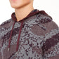 Suéter com capuz masculino INC International Concepts, roxo, tamanho pequeno