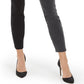 Calça jeans skinny bicolor feminina INC International Concepts, preta, tamanho 0