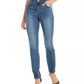 Calça jeans skinny feminina INC International Concepts com strass, azul, tamanho 6