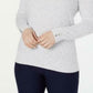 Karen Scott Suéter Feminino Diamond Cable-Knit Branco Tamanho Grande