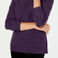 Karen Scott Suéter Listrado Texturizado Feminino Roxo Tamanho Extra Grande