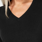 Karen Scott Suéter Feminino Gola V Preto Tamanho X-G