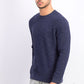 Moletom Alfani Masculino Mesclado Azul Marinho Tamanho Grande