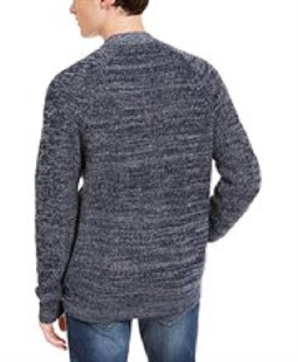 Cardigan texturizado masculino American Rag azul tamanho médio