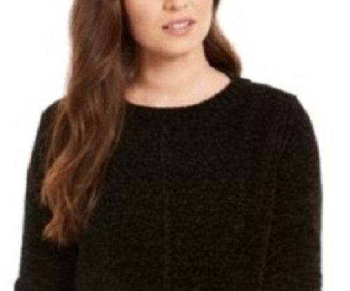 Suéter chenille feminino Style &amp; Co, preto, tamanho extragrande