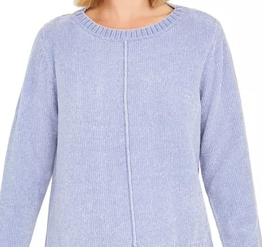 Suéter chenille feminino Style &amp; Co, roxo, tamanho grande