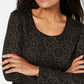 Karen Scott Top Medalhão Shimmer Feminino Preto Tamanho Médio