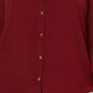 Camisa feminina plus size com botões frontais Charter Club, vermelha, tamanho 0X