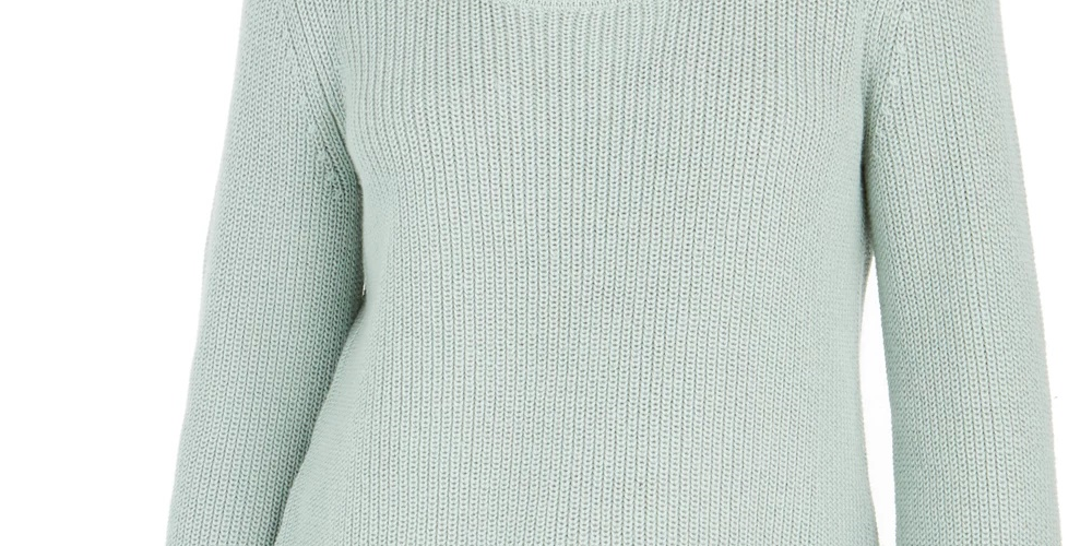 Suéter pulôver feminino estilo &amp; co, verde, tamanho extrapequeno