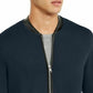 Cardigan masculino com zíper frontal da INC International Concepts, azul escuro, tamanho XXX-G