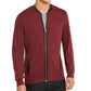 Cardigan masculino com zíper frontal da INC International Concepts, marrom, tamanho pequeno