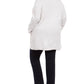 Cardigan feminino plus size com gola sherpa, cinza, tamanho 3X, da Style &amp; Co