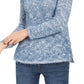 Suéter texturizado de cílios feminino Style &amp; Co, azul, tamanho XX-G