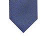 Gravata Alfani Masculina Slim Geométrica Azul Escuro Tamanho Regular