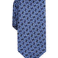 Gravata Alfani Masculina Slim Geométrica Azul Escuro Tamanho Regular