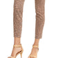 Calça jeans skinny estampada feminina Style &amp; Co Curvy-Fit vermelha tamanho 10