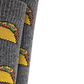 Meias Taco Masculinas Bar III Cinza Escuro Tamanho Regular