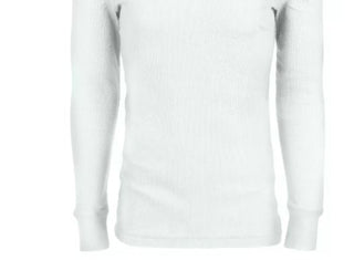 Camisa térmica masculina Alfani branca tamanho pequeno